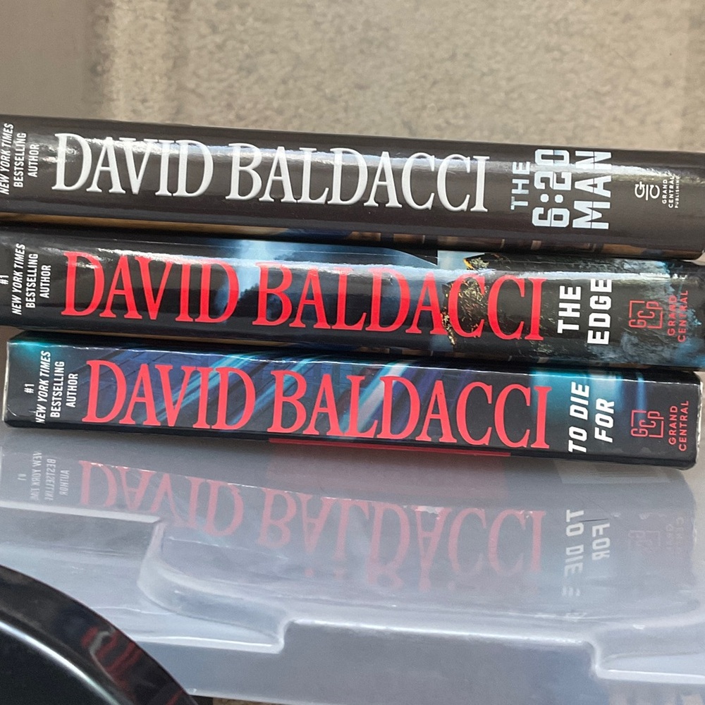 David Baldacci Hardcover Book Set. Travis Devine series, 3 books.